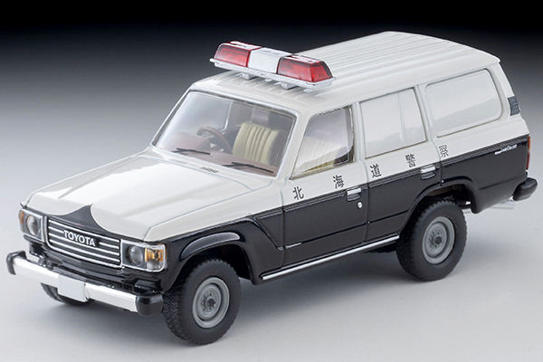 PO-$150 * TOMYTEC * 1:64 LV-N371a Toyota LAND CRUISER 60POLICE CAR (Hokkaido Police)