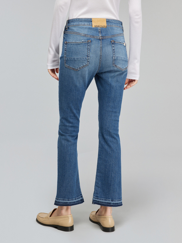 Semicouture 牛仔小喇叭褲