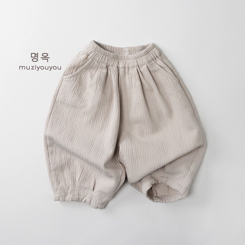 2026SS SPRING ｜包色款ᝰ 棉紗寬鬆褲