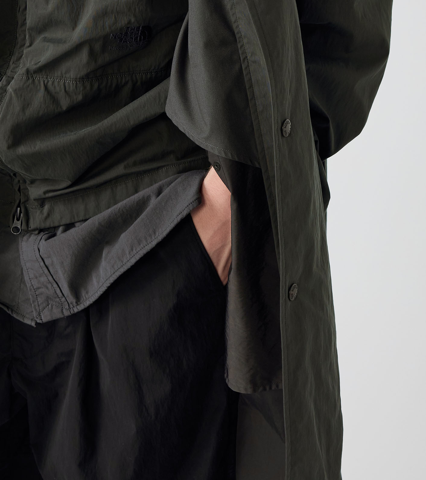 預購┃日本 TNF 紫標 Brushed Weather Field Soutien Collar Coat 長版 外套 大衣