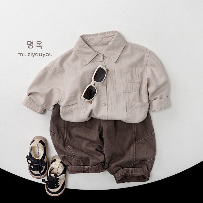 現貨｜110  2026SS SPRING ｜包色款ᝰ 森林系口袋褲子