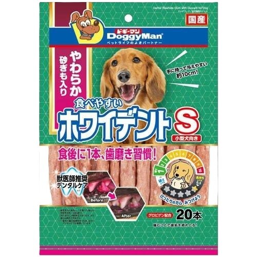 Doggyman 芝士牛皮潔齒棒 S (20枚入)