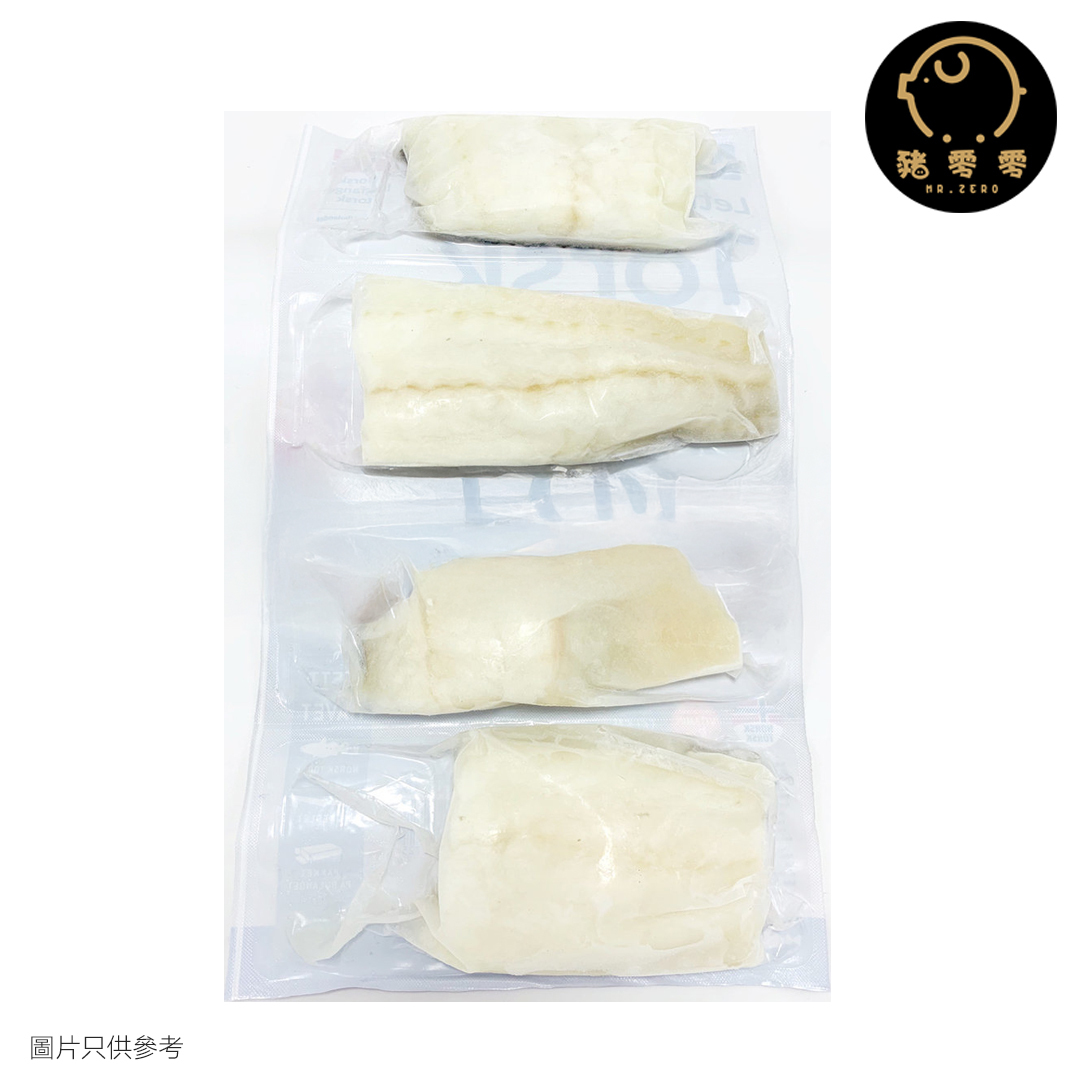 挪威鱈魚塊 500g/4塊（4塊獨立包裝) (急凍-18°C) 部位隨機 鱈魚柳