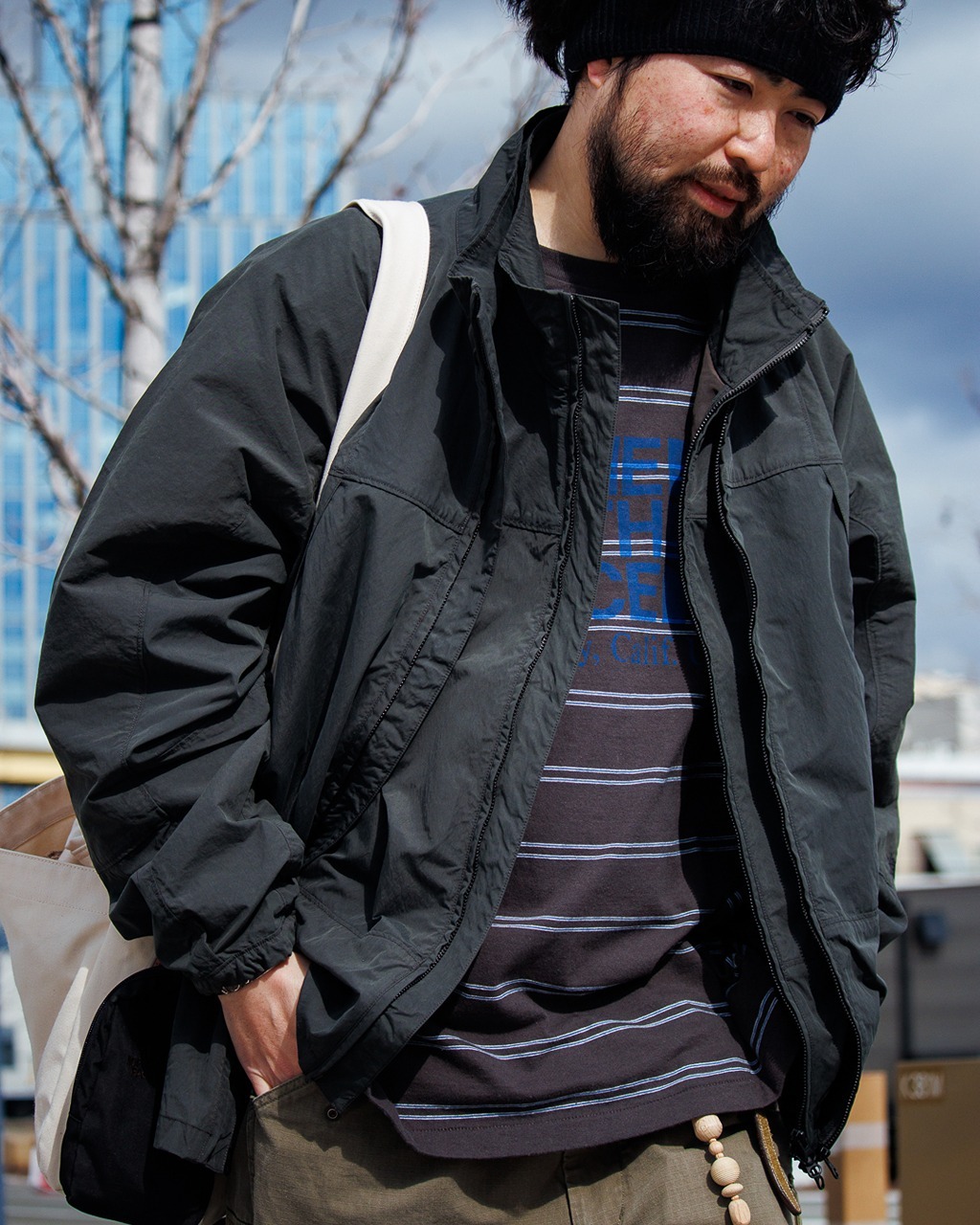 預購┃日本 TNF 紫標 Brushed Weather Mountain Wind Jacket 寬鬆 尼龍 外套