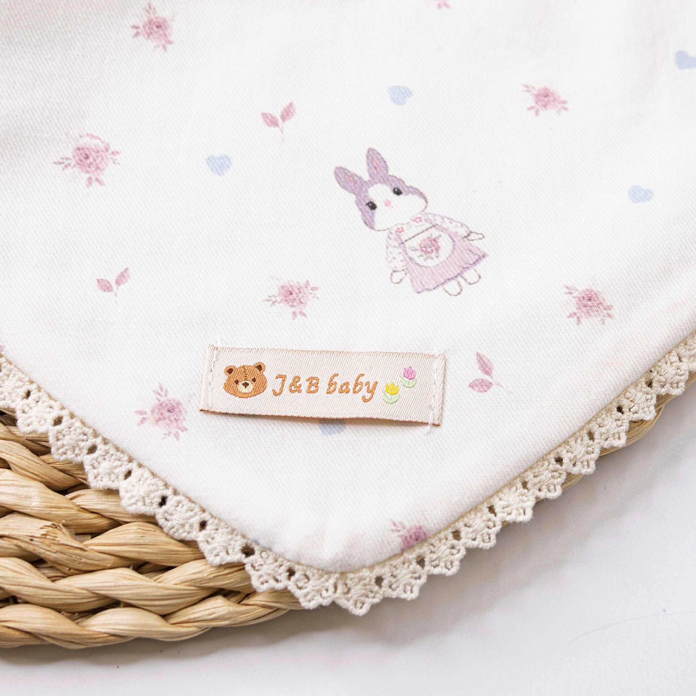 【JB0566】MIT文藝兔兔石墨烯防水圍兜