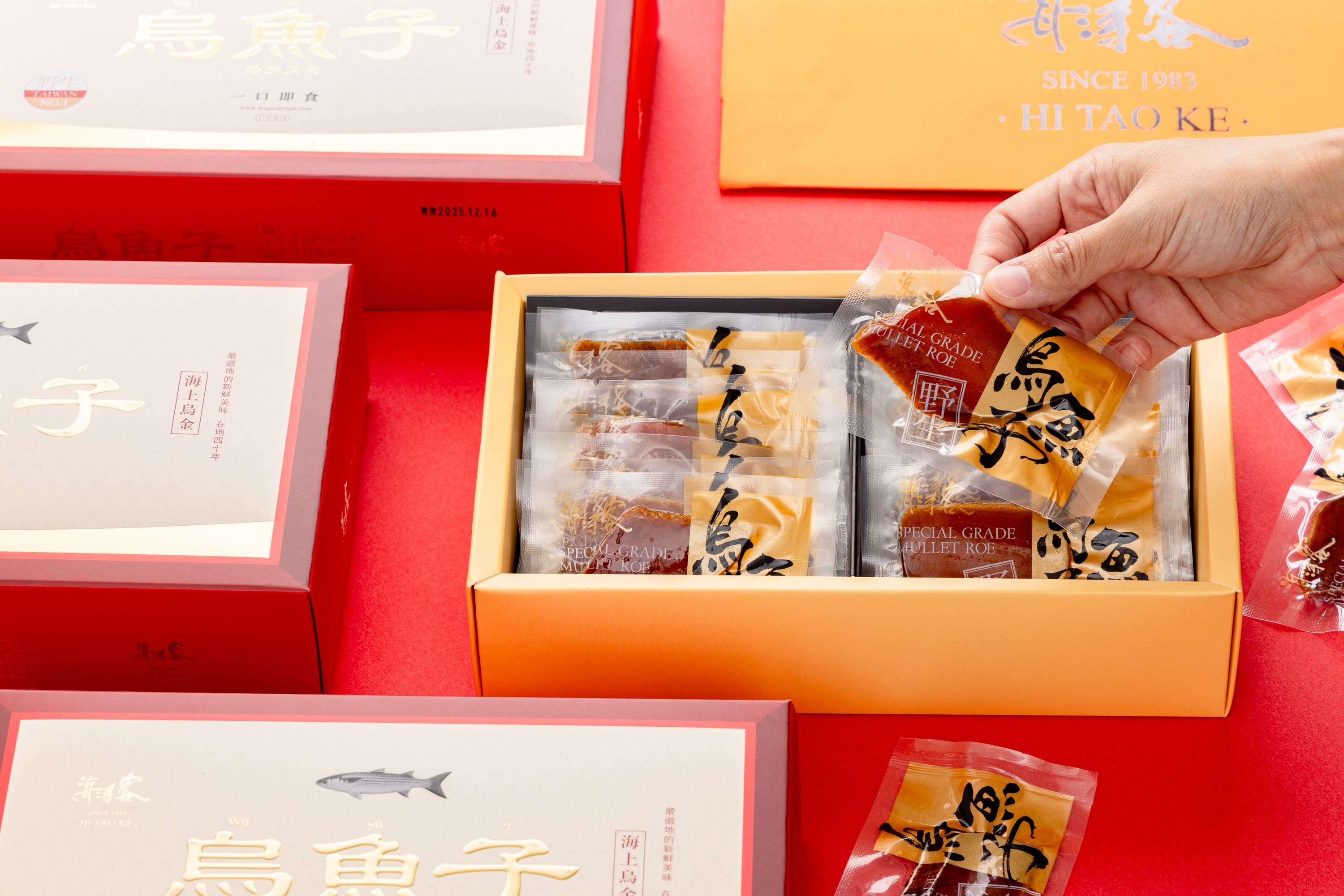 過年送禮推薦海濤客盒裝一口烏魚子