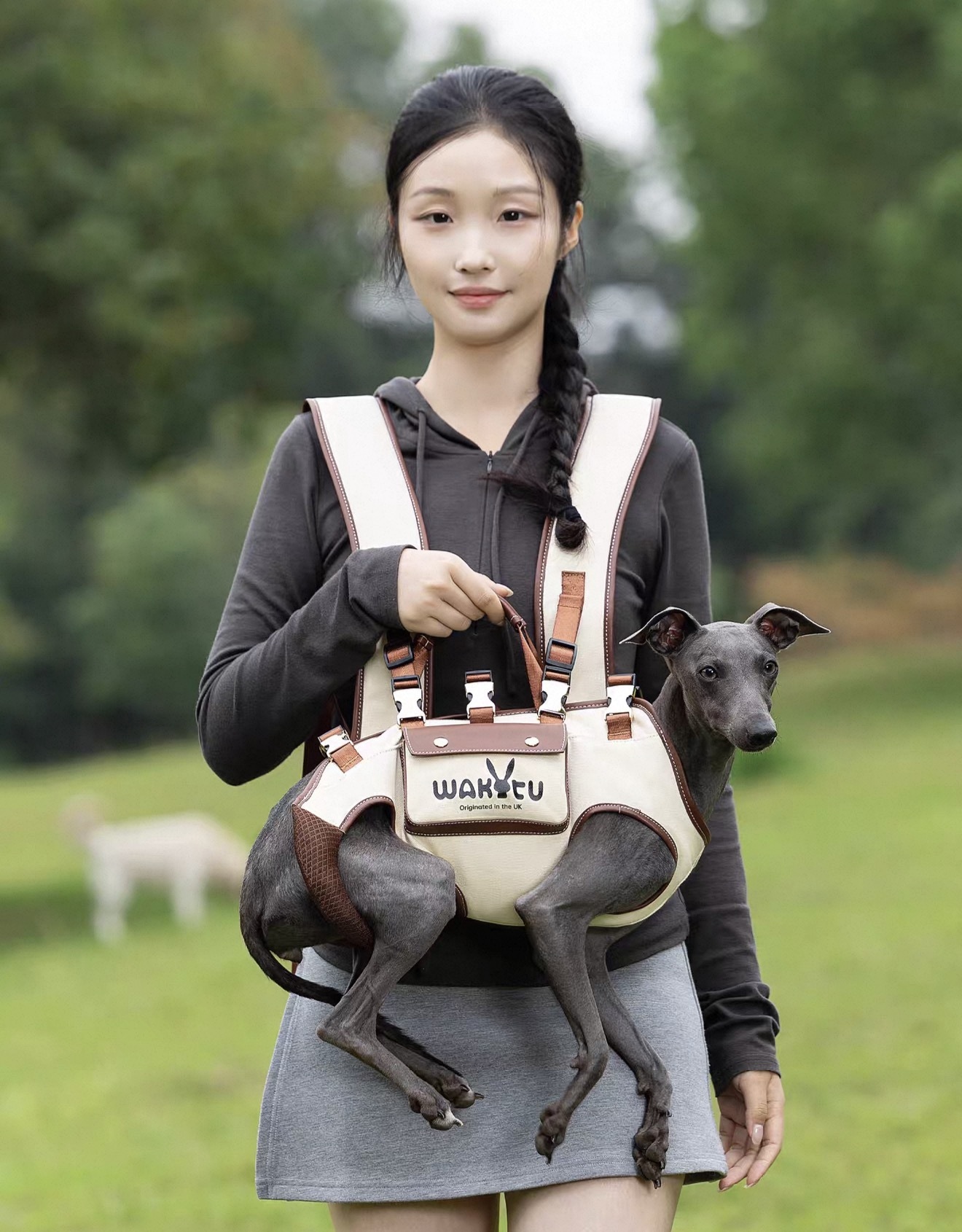 WAKYTU 宠物双肩横背包 便携外出包