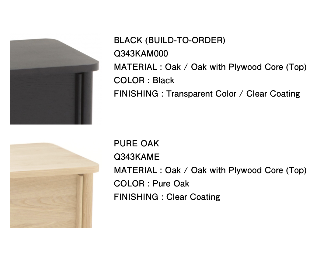 Prop Sideboard 橡木邊櫃 (W100)