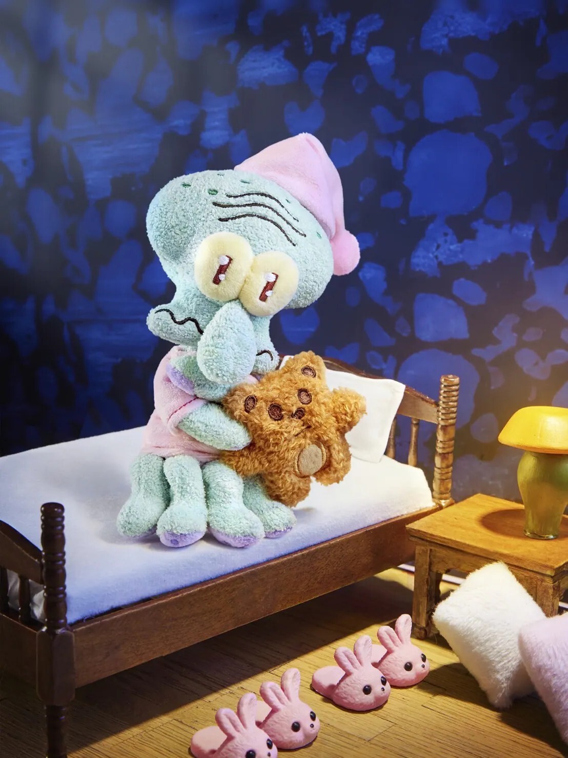 比奇堡 章魚哥的一天 毛絨 公仔 吊飾 盲盒