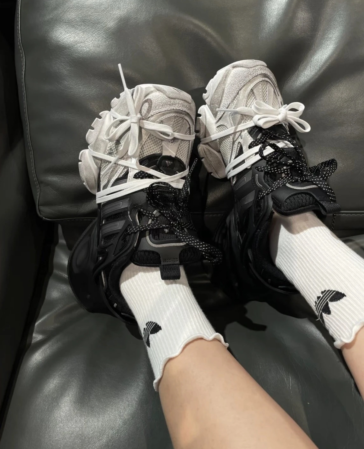 本週限時接單!! Adidas XLG Runner Deluxe 灰黑 灰銀 仿舊 復古 老爹鞋 增高 厚底 髒髒鞋 JR0861/預購