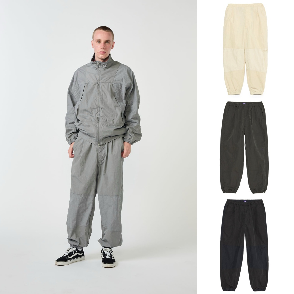 預購┃日本 TNF 紫標 Brushed Weather Mountain Wind Pants 尼龍 長褲
