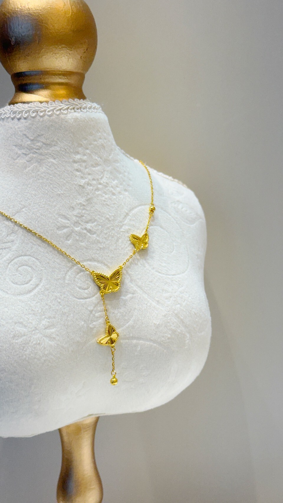 鏡面款蝴蝶套鍊