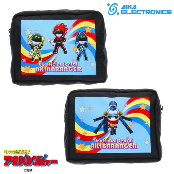 246164 Pbandai 預訂 2026/4月 非公認戰隊秋葉原連者x AIKA ELECTRONICS 收納袋