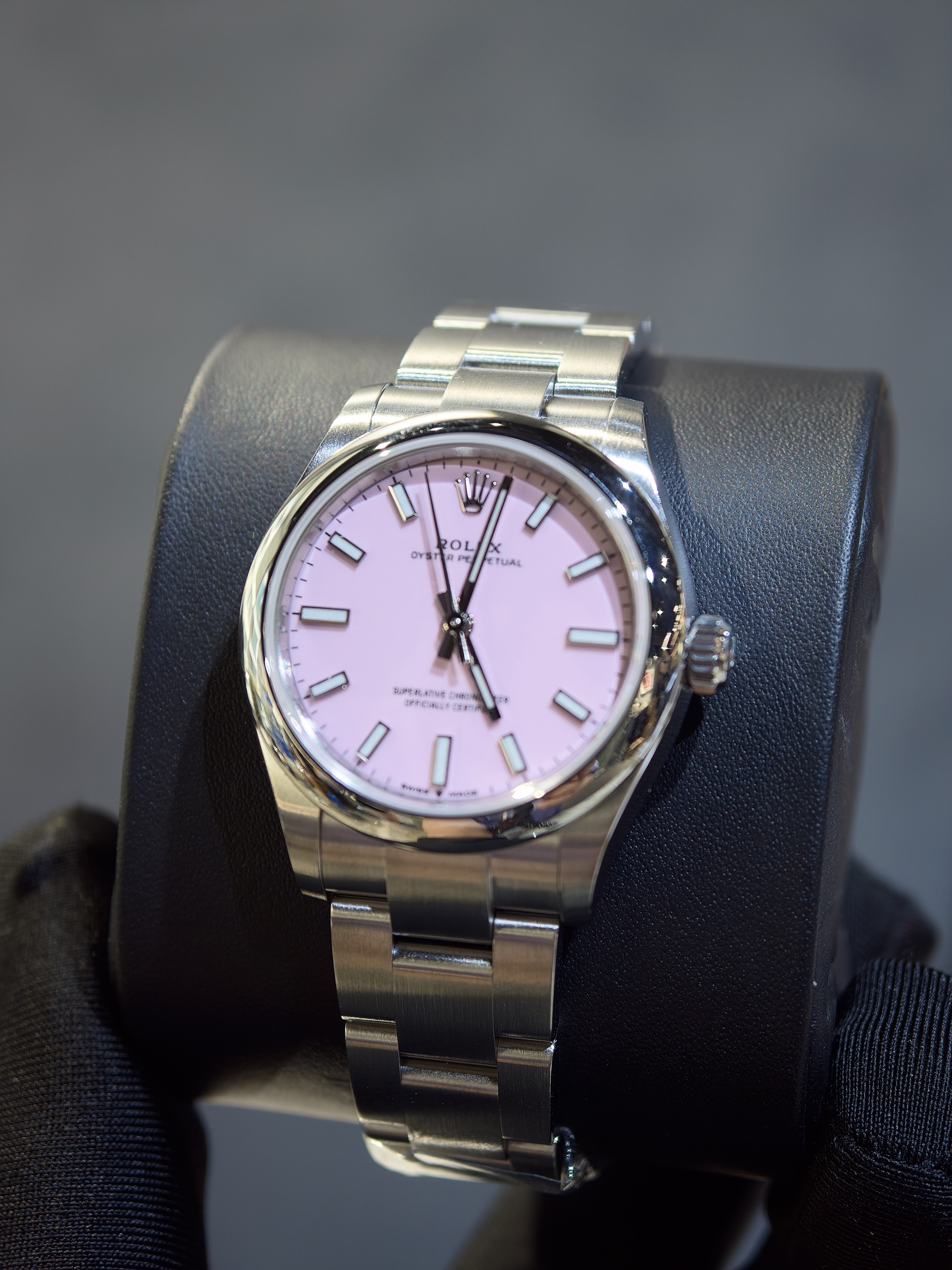 BRAND NEW ROLEX OYSTER PERPETUAL 277200 CANDY PINK OYSTERSTEEL 31MM