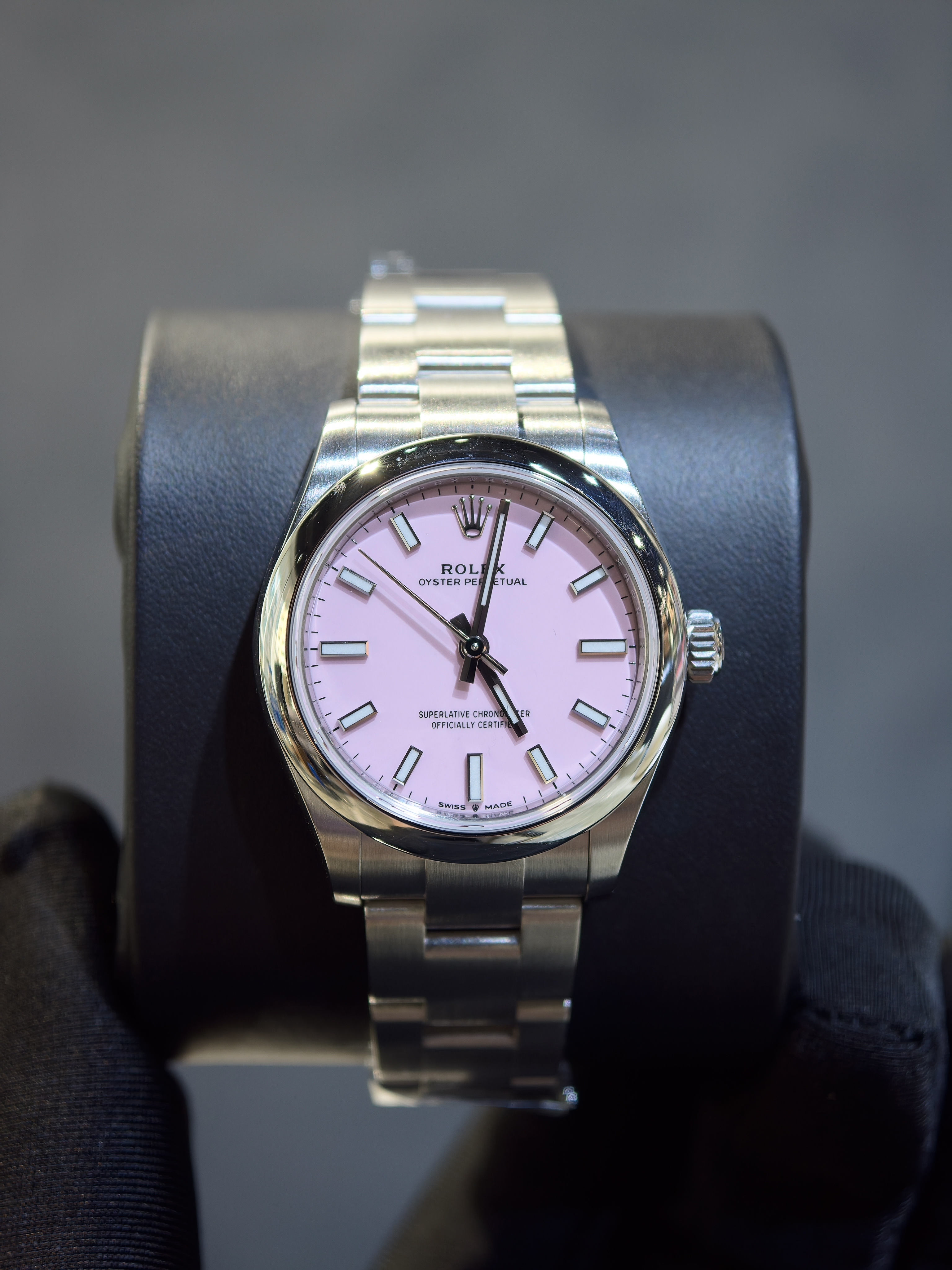 BRAND NEW ROLEX OYSTER PERPETUAL 277200 CANDY PINK OYSTERSTEEL 31MM