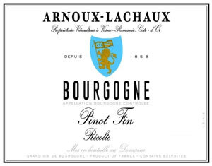 Arnoux Lachaux Bourgogne Pinot Fin 2020