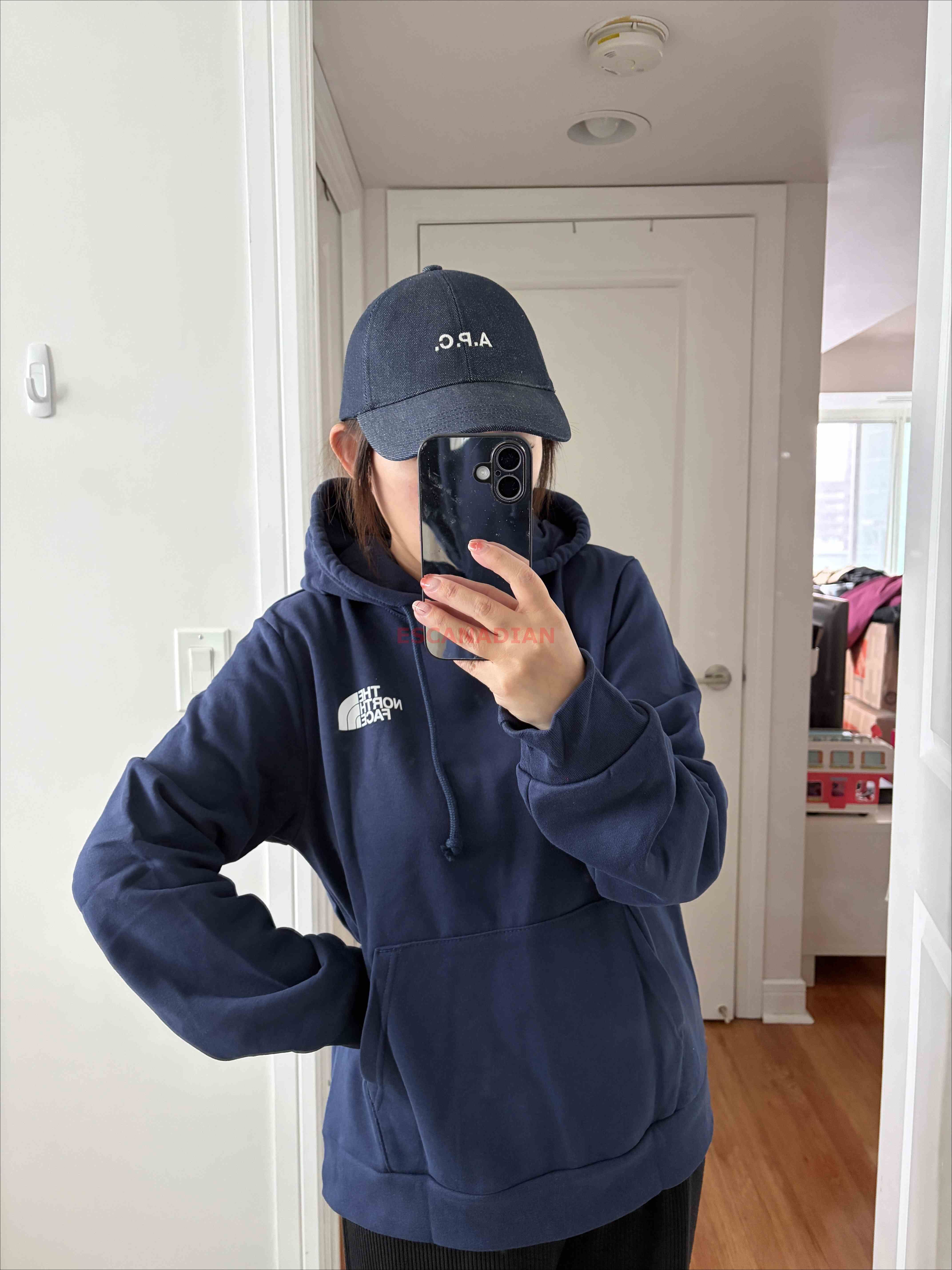 THE NORTH FACE 女大人 雪山 正反圖案 帽TEE (4色)