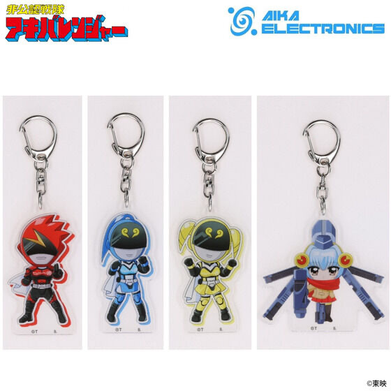 246166 Pbandai 預訂 2026/4月 非公認戦隊アキバレンジャー×AIKA ELECTRONICS（アイカエレクトロニクス）アクリルチャーム　全4種