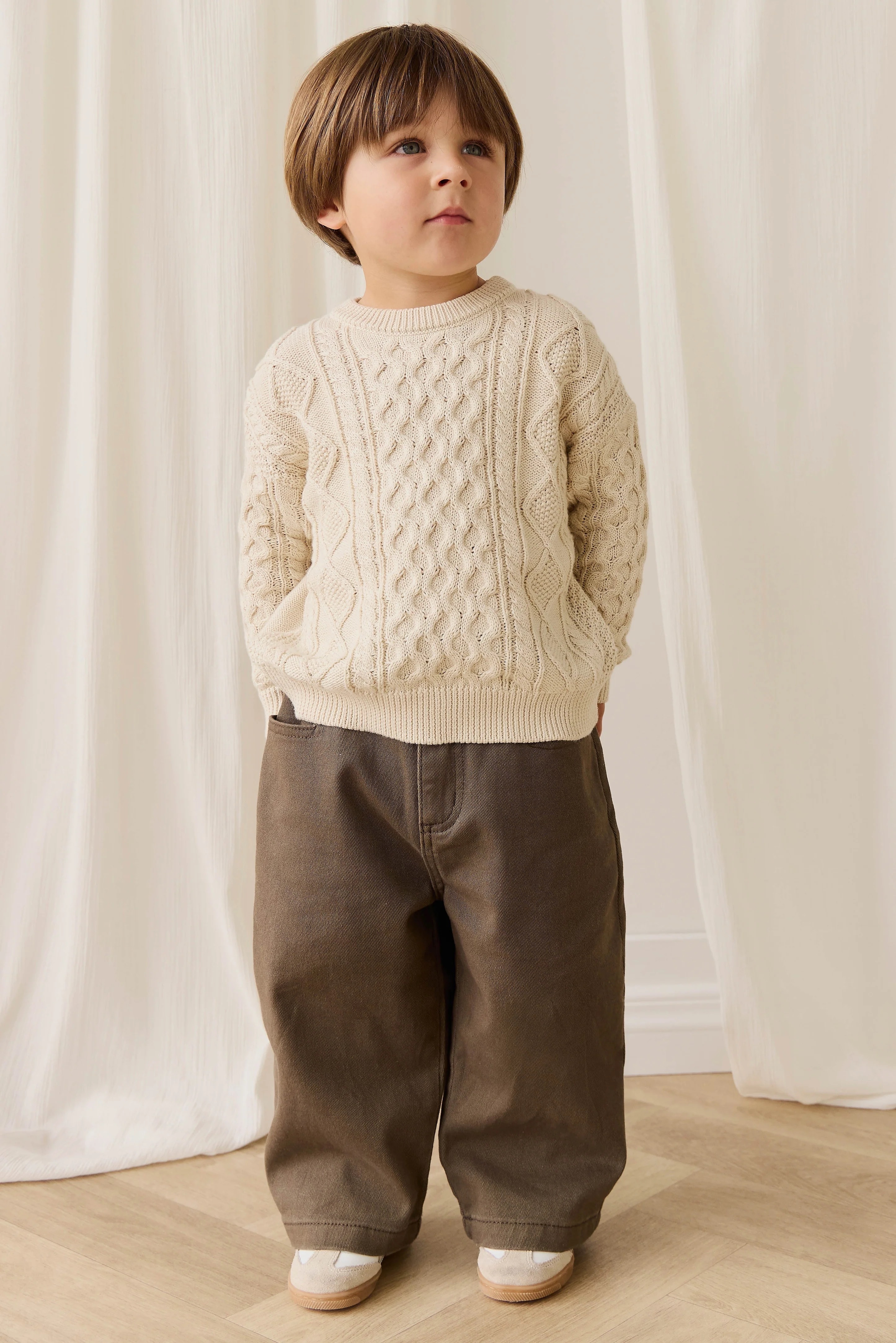 【預購】JAMIE KAY -Sawyer Knit Jumper（Vanilla）