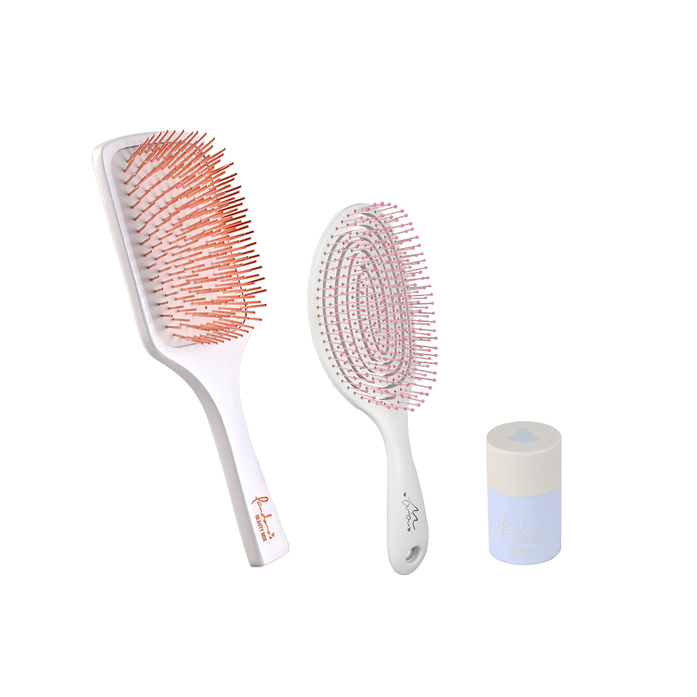 【梳心全日組】銅離子梳(大) + 彈性梳(大) + 蓬蓬粉