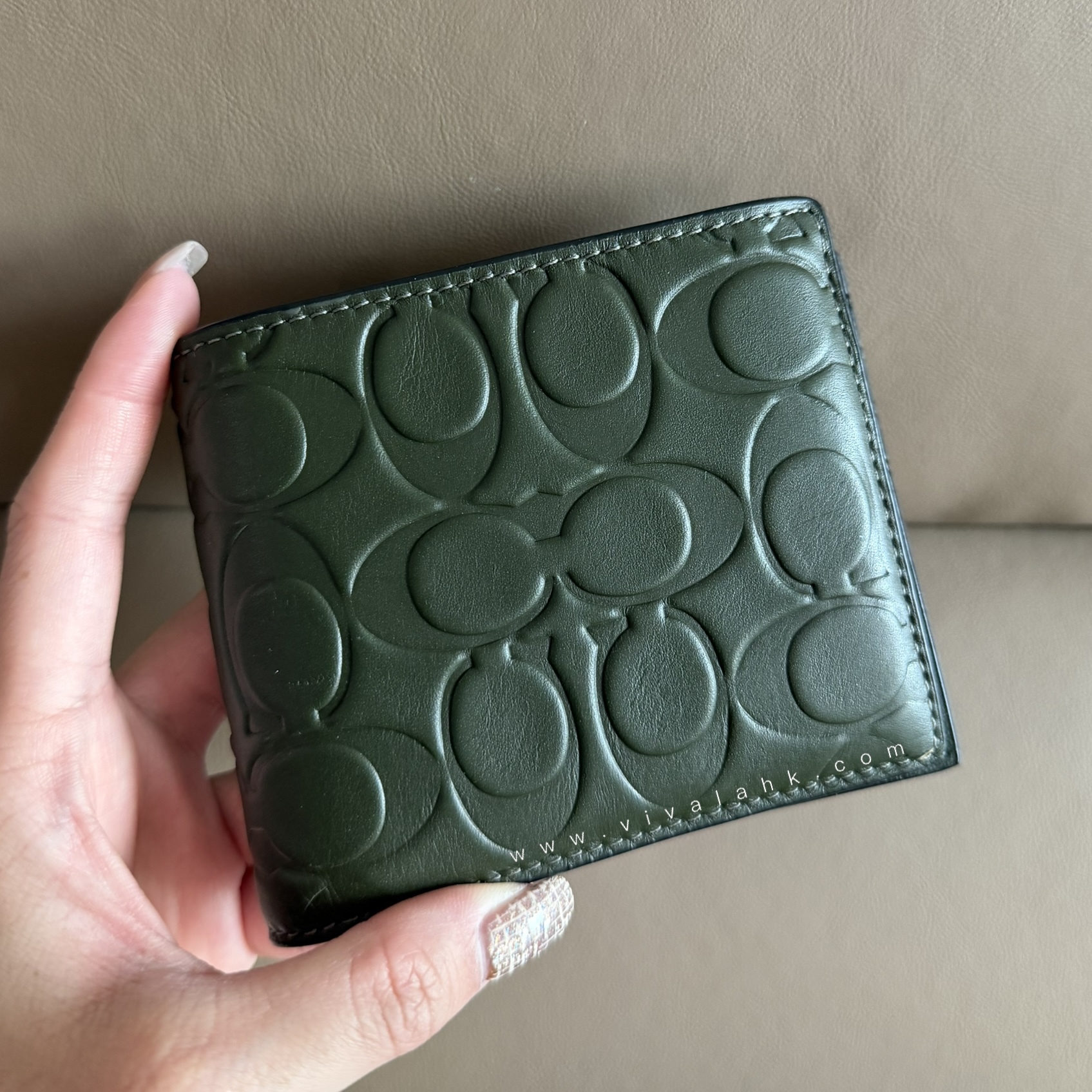 Coach - 3合1 男裝銀包 (C字壓紋牛皮) (C9990)