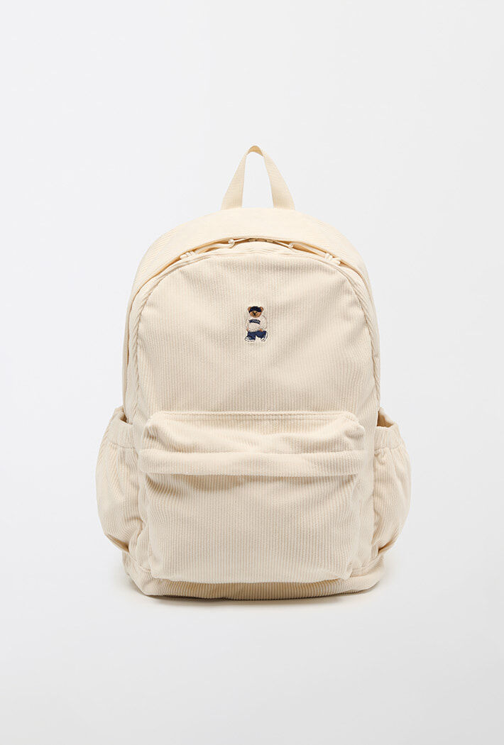 【現貨】SPAO 燈心絨後背包 米色 SPAKF49AY1