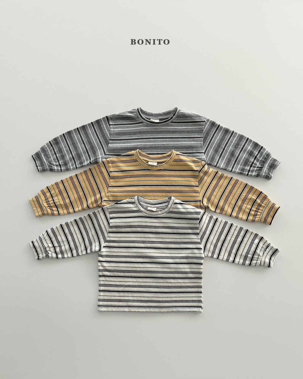 韓國🇰🇷BONITO 條紋上衣(12m-XL/JS-JM)