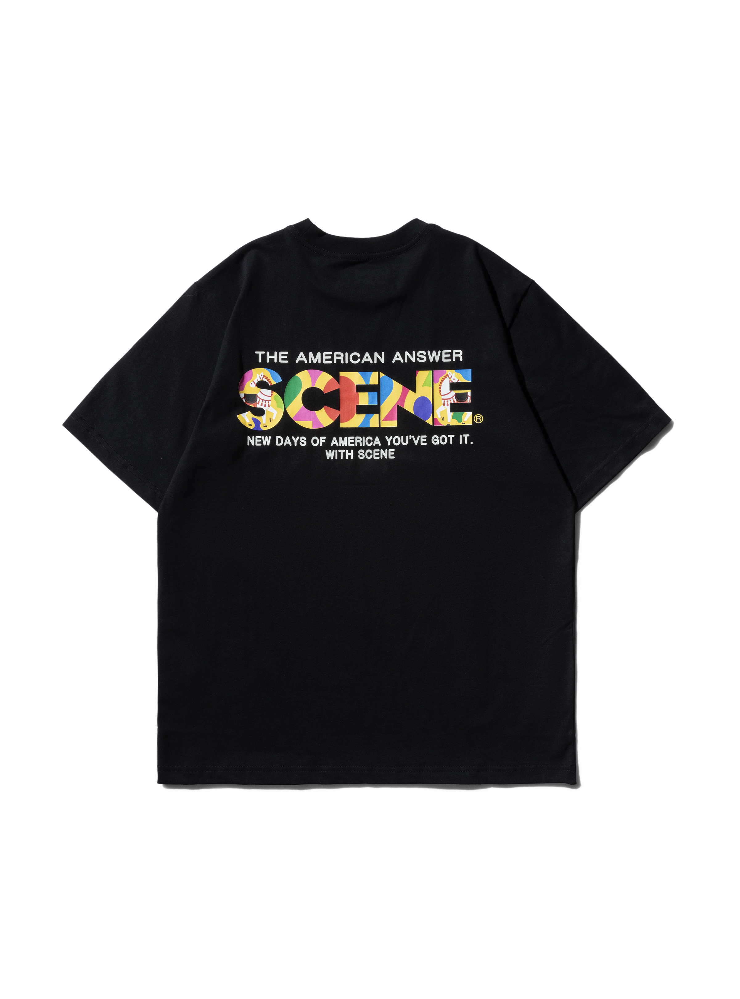 SCENE HORSE CLASSIC TEE // BLK