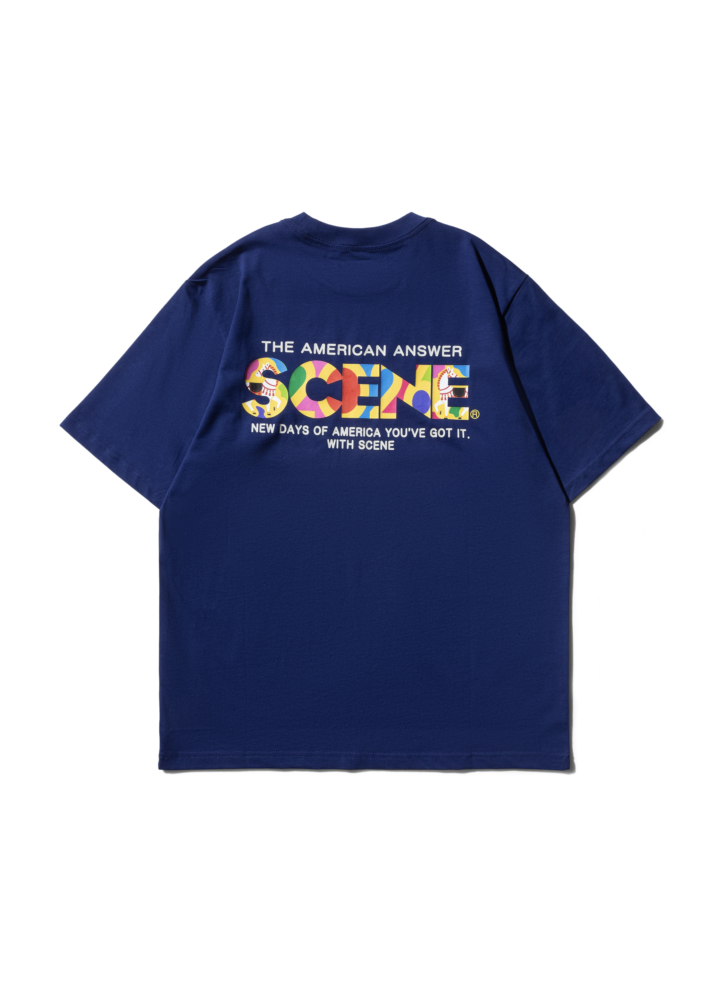 SCENE HORSE CLASSIC TEE // NAVY