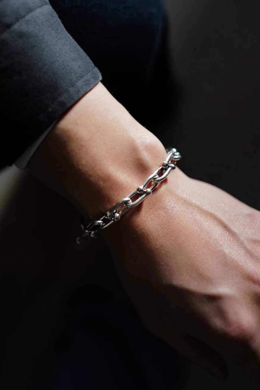 XOLO JEWELRY DOUBLE HOMAGE LINK BRACELET - 13mm