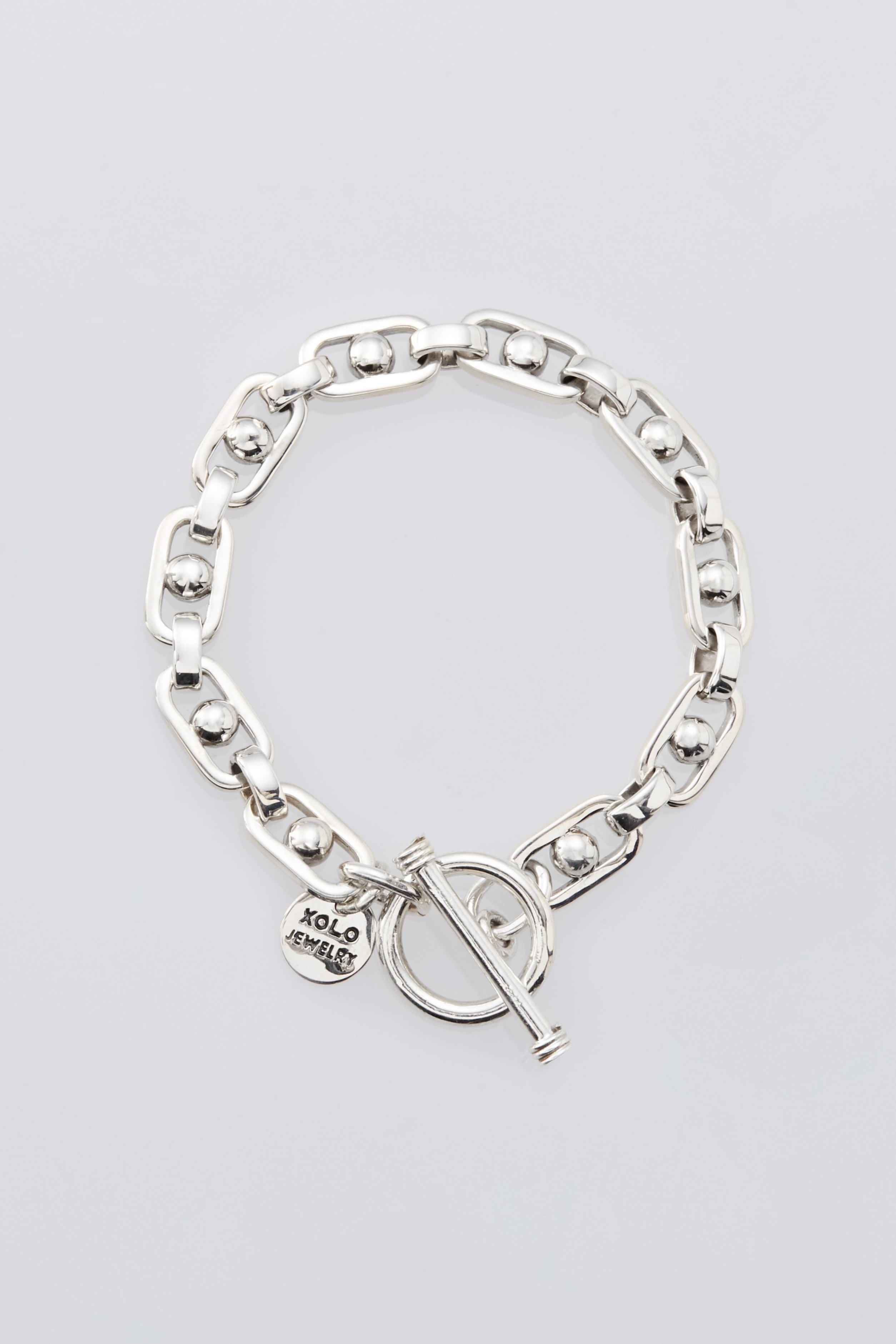 XOLO JEWELRY BALL LINK BRACELET - 8mm