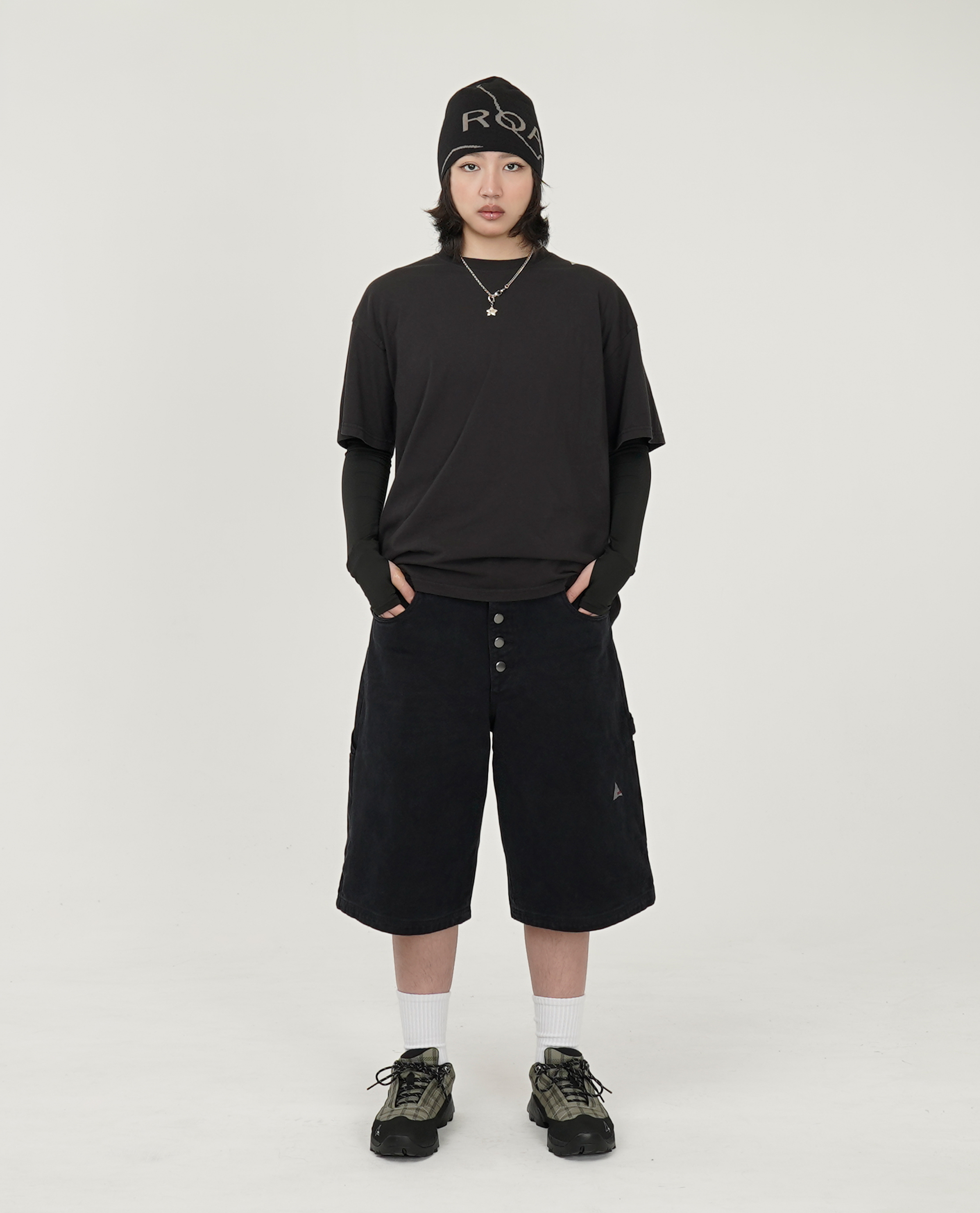 ROA Ash Canvas Shorts - 26SS