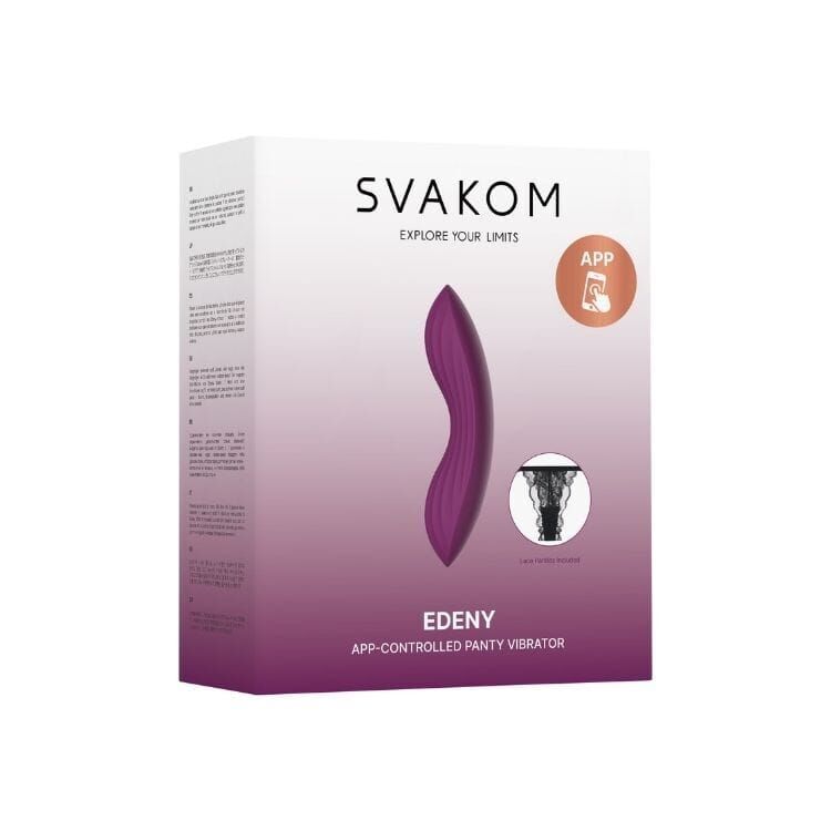 SVAKOM Edeny APP控制 陰蒂震動器 紫色