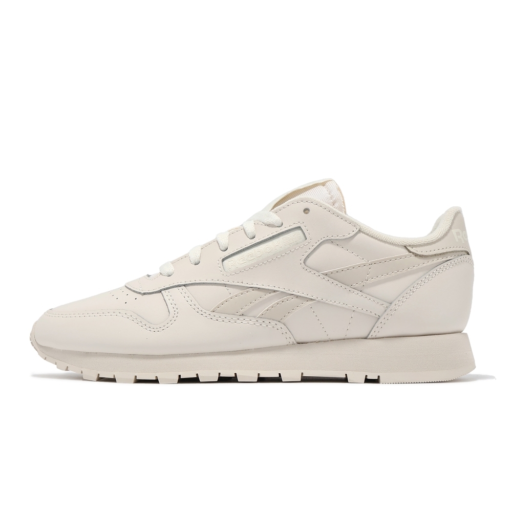 【下殺↘ $990】Reebok 休閒鞋 Classic Leather 米白 皮革 女鞋男段 100034438