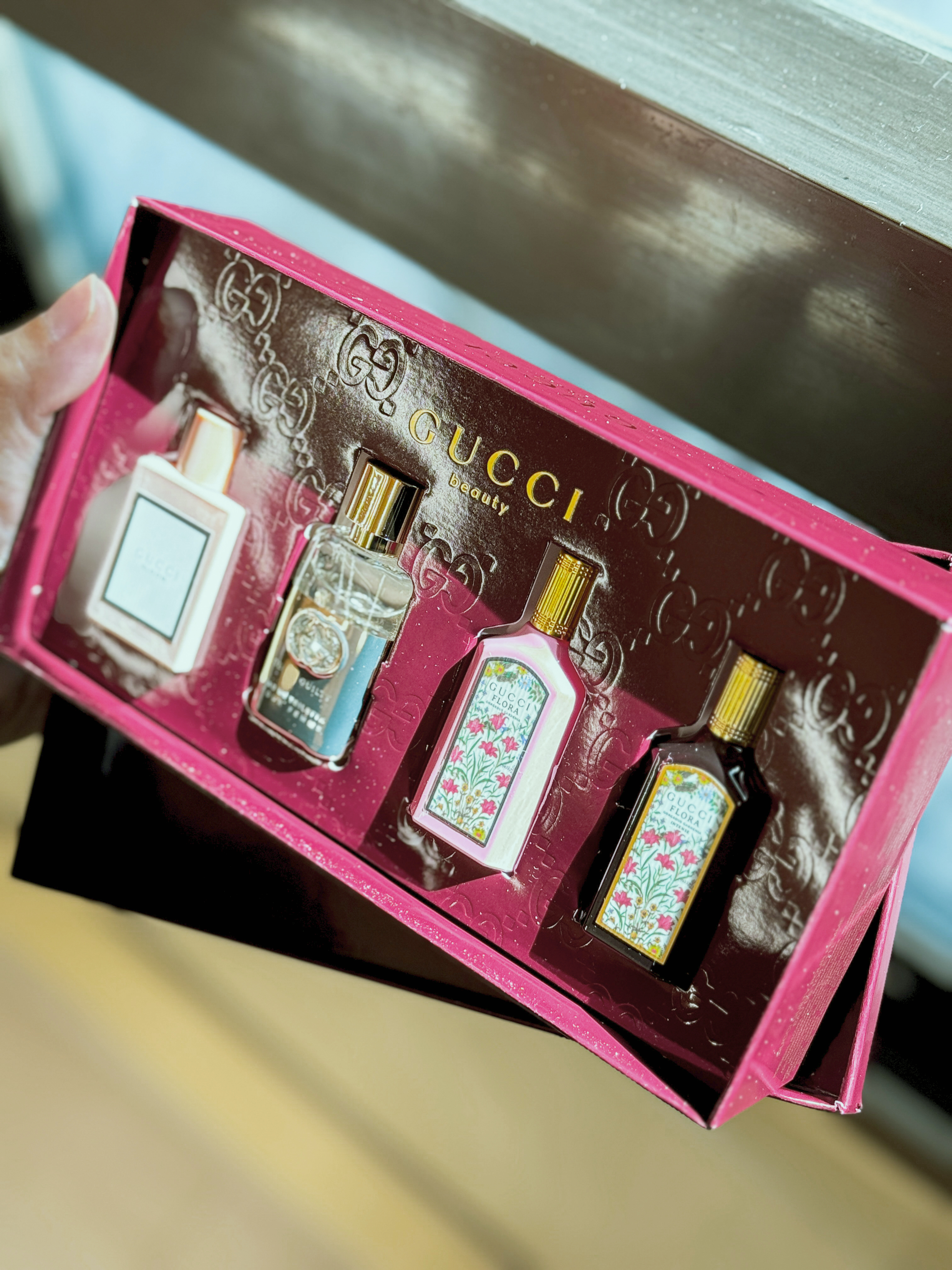 GUCCI 2026新品聖誕&新年限定女士香水禮盒花悅/ 罪愛/ 梔子花/ 梔子花