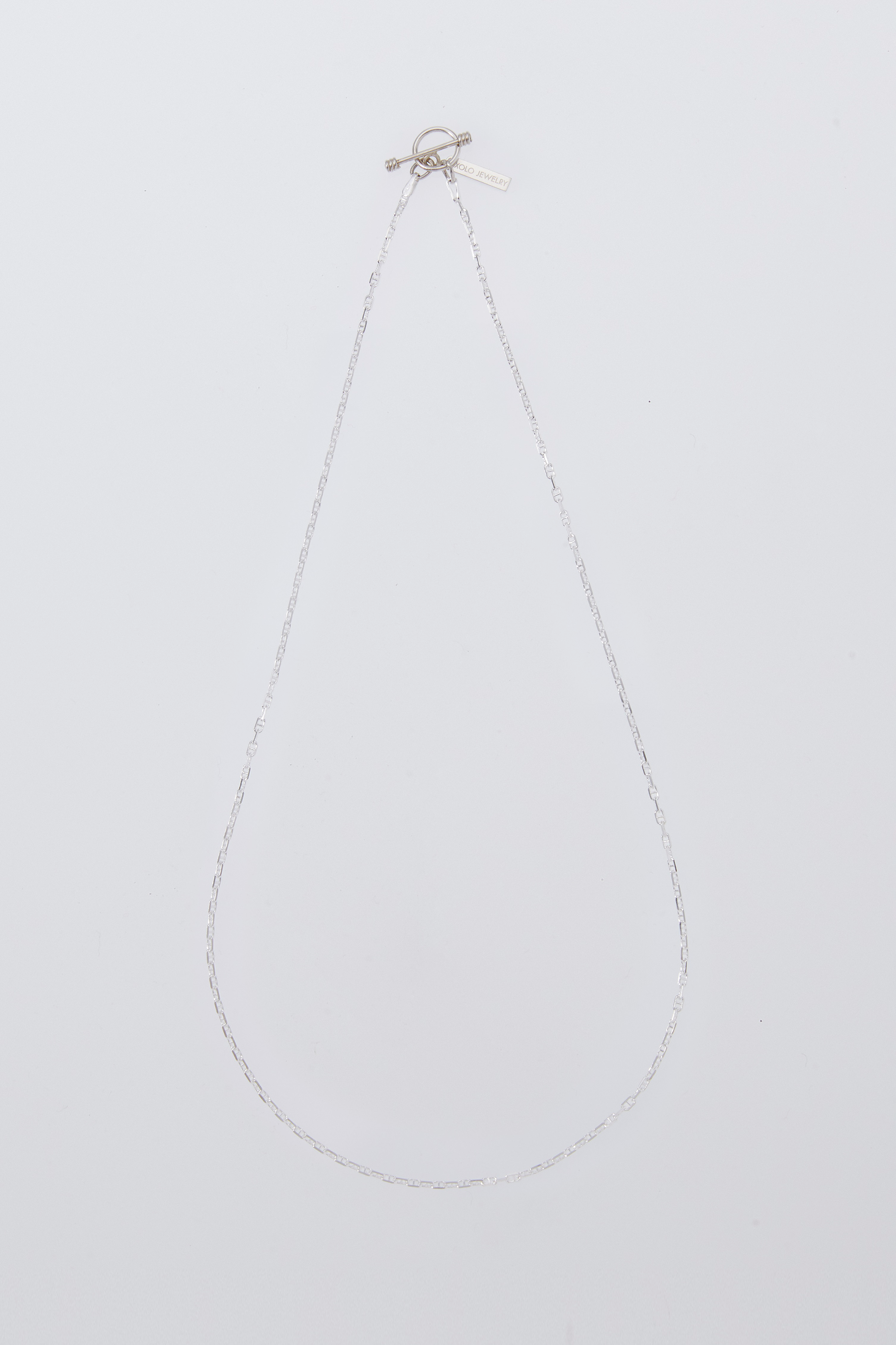 XOLO JEWELRY TINY SOLID ANCHOR LINK NECKLACE