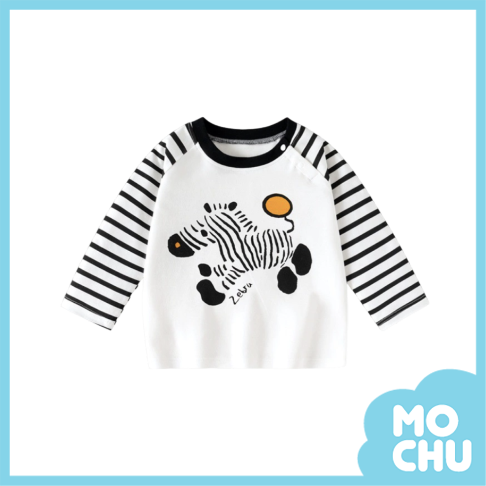 小斑馬長袖上衣