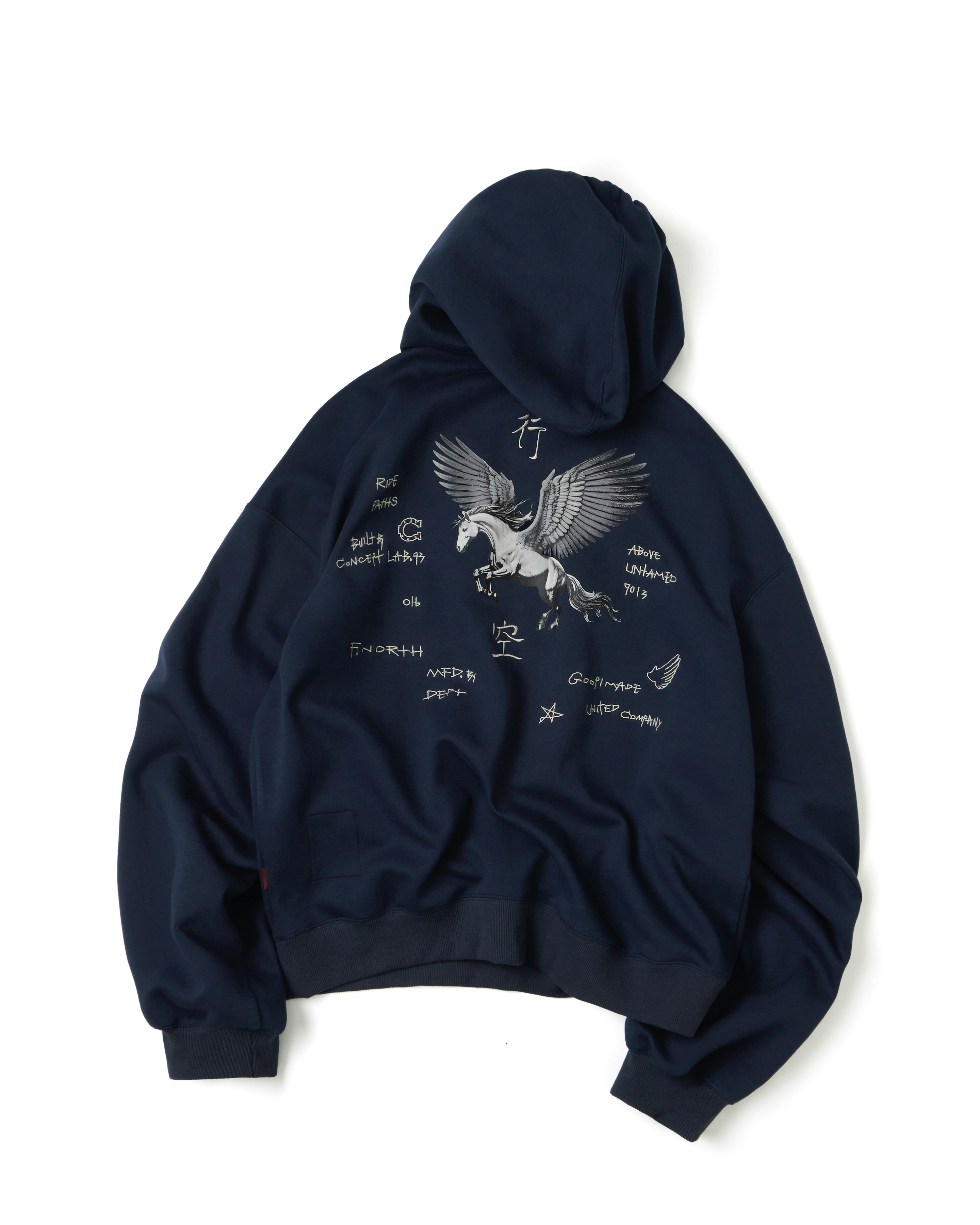 GOOPiMADE Lunar NY - “Pegasus” NY Hoodie - Midnight