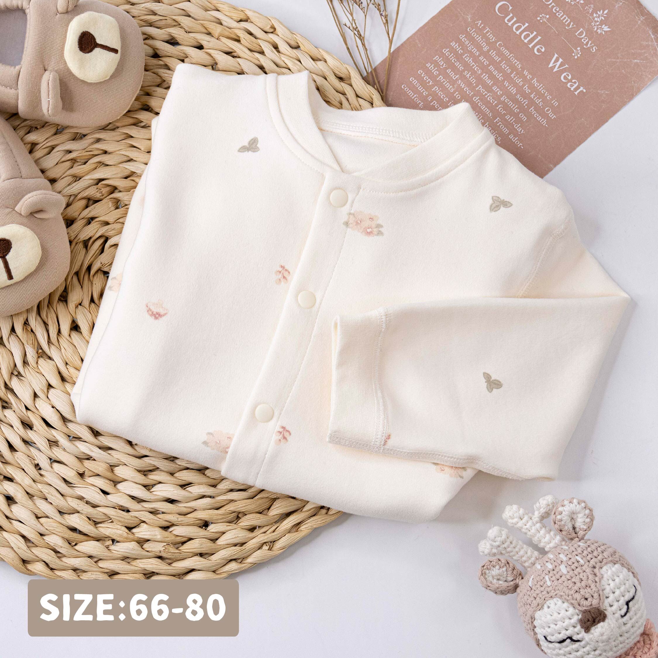 純淨系列【T3098】清新花朵與蘑菇連身衣