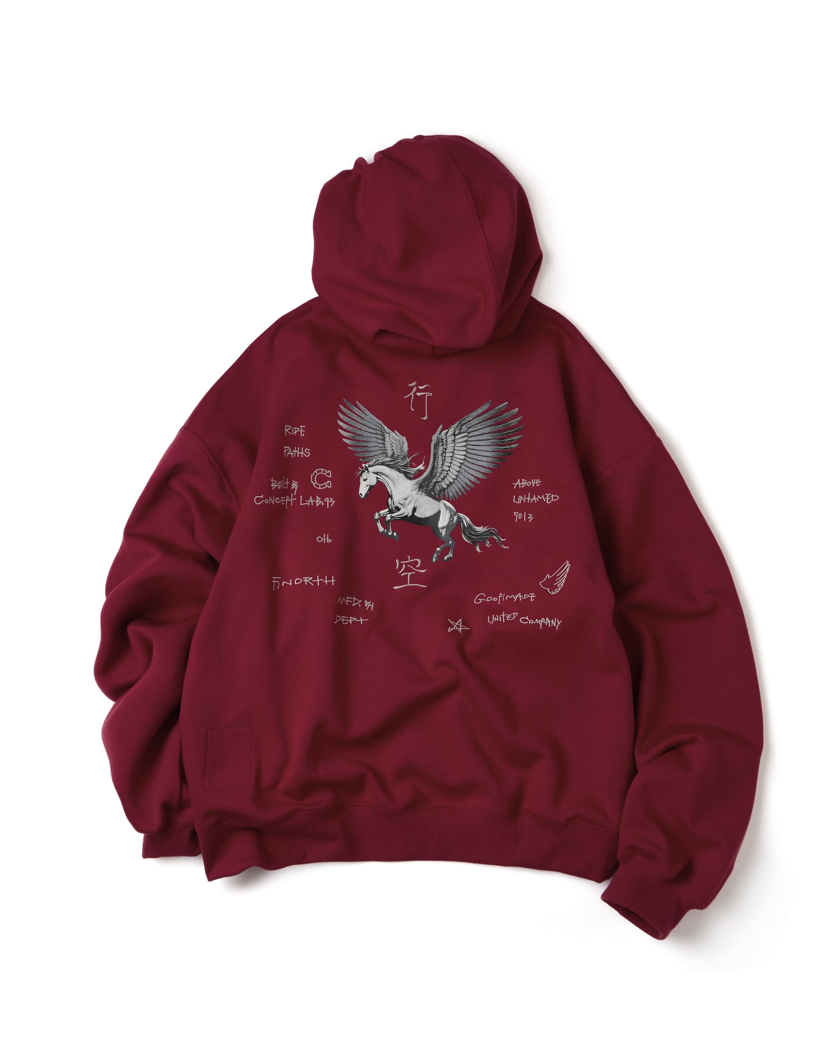 GOOPiMADE Lunar NY - “Pegasus” NY Hoodie - Apple