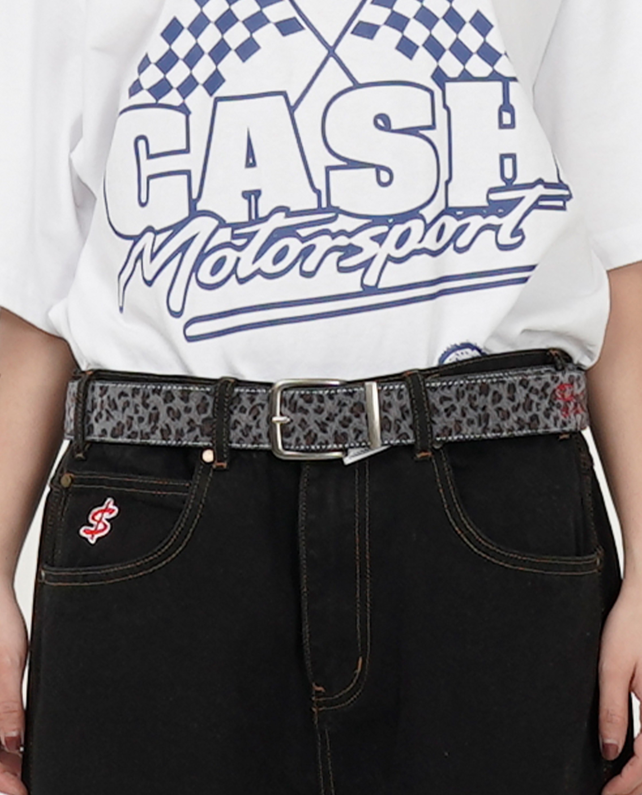 Butter Goods Animal Hide Belt (Grey Leopard) - Q126