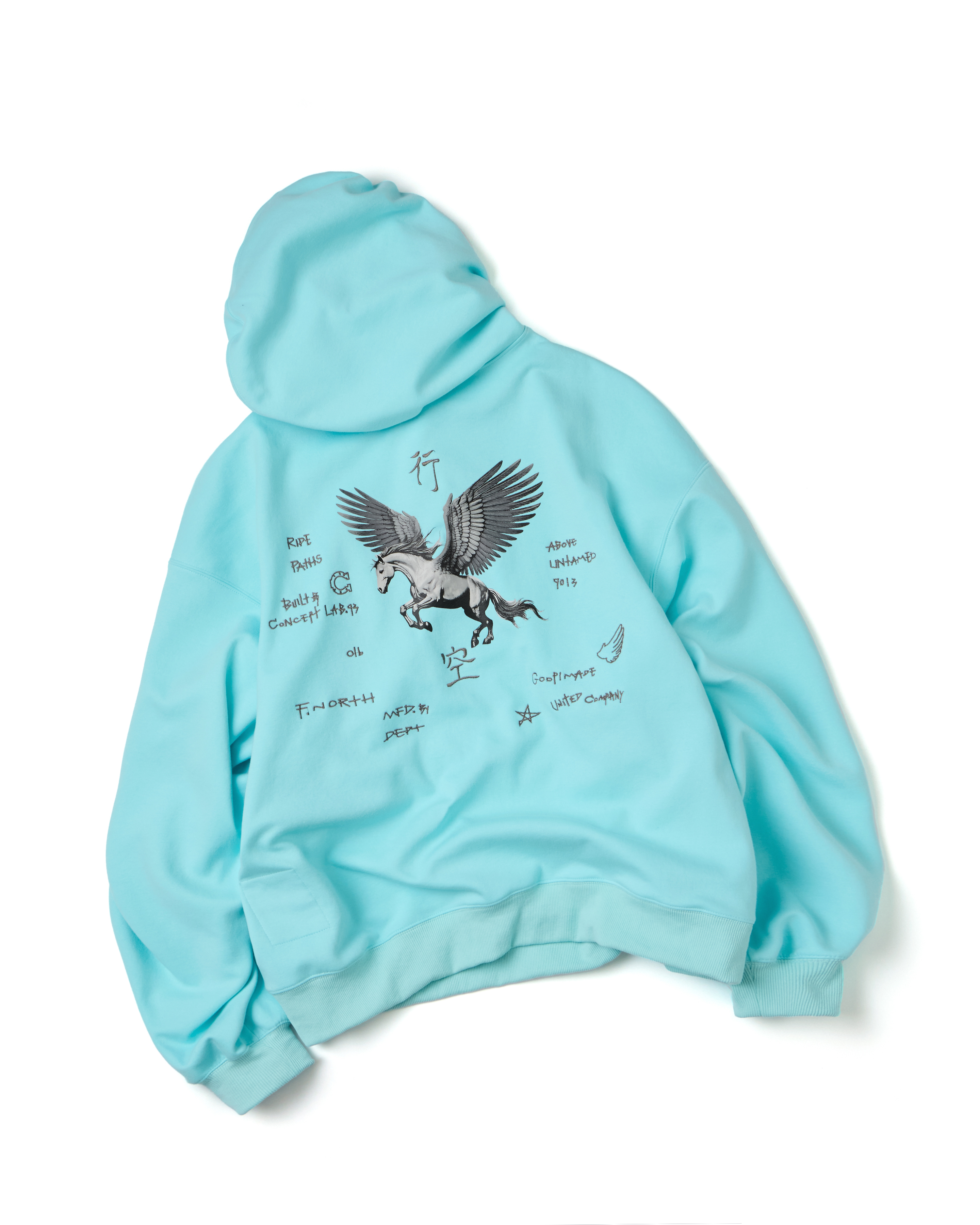 GOOPiMADE Lunar NY - “Pegasus” NY Hoodie - Sky