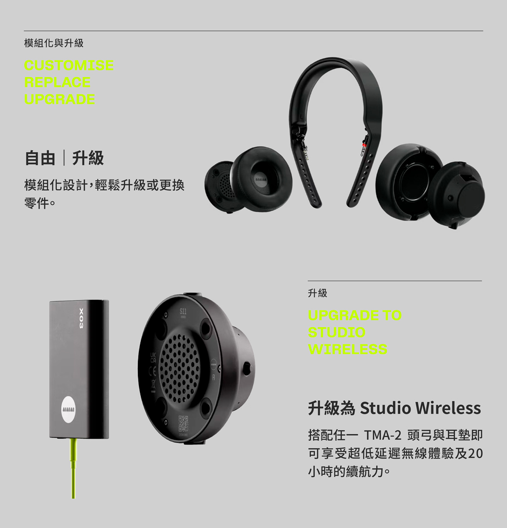 AIAIAI TMA-2 Studio Wireless 多功能無線監聽耳機