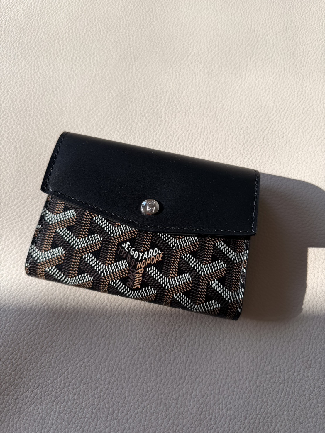 GOYARD 黑色三折錢包