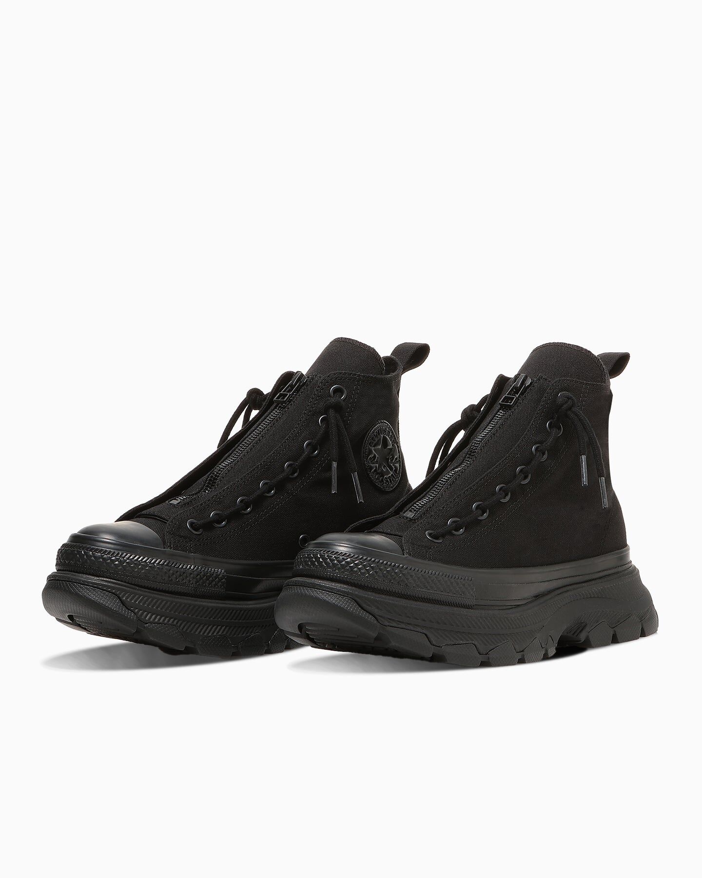 預購┃CONVERSE ALL STAR TREKWAVE CENTERZIP HI 高筒 拉鍊 厚底 增高 全黑