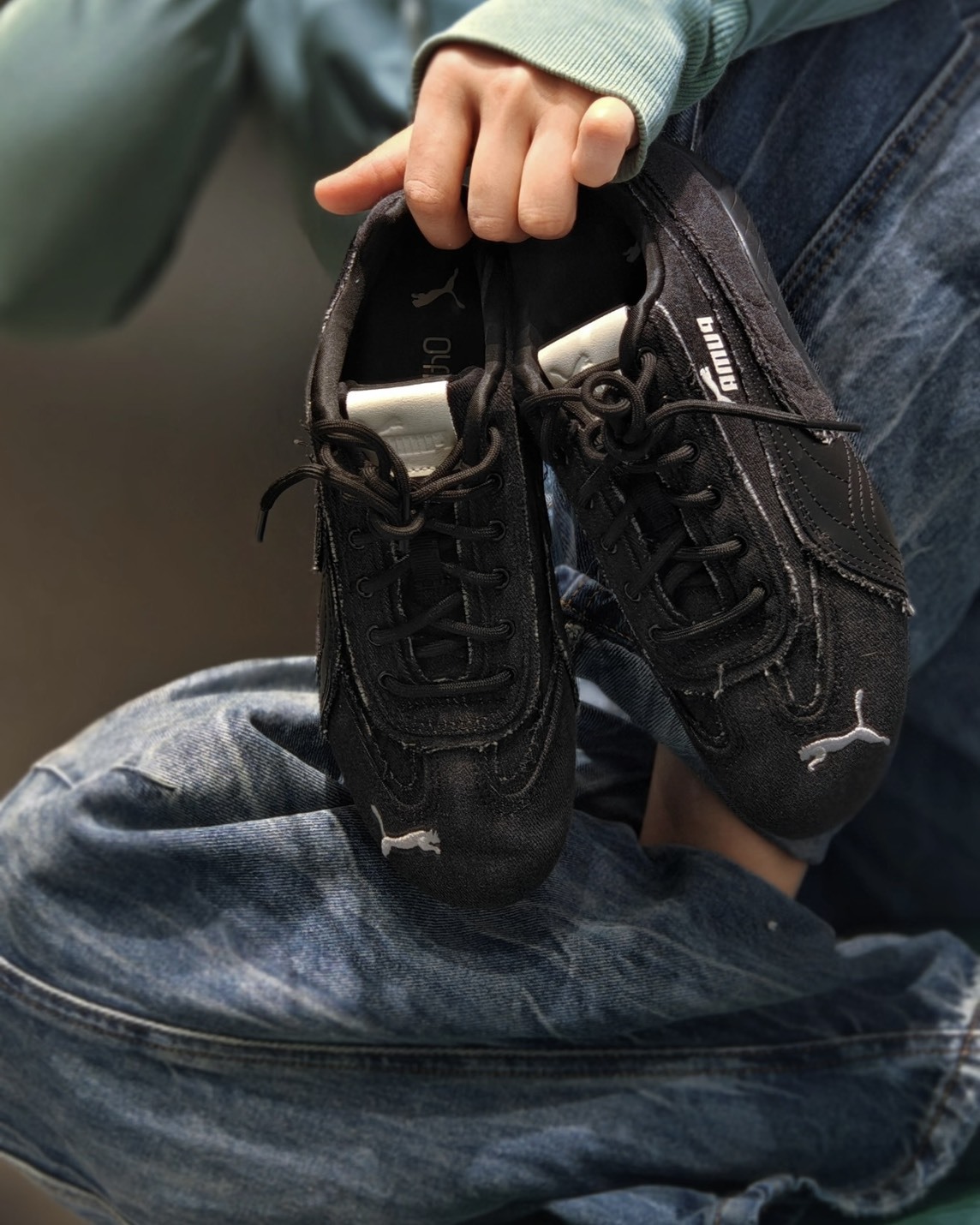 【預購】PUMA SPEEDCAT CRAFTED DENIM 黑色 40711001