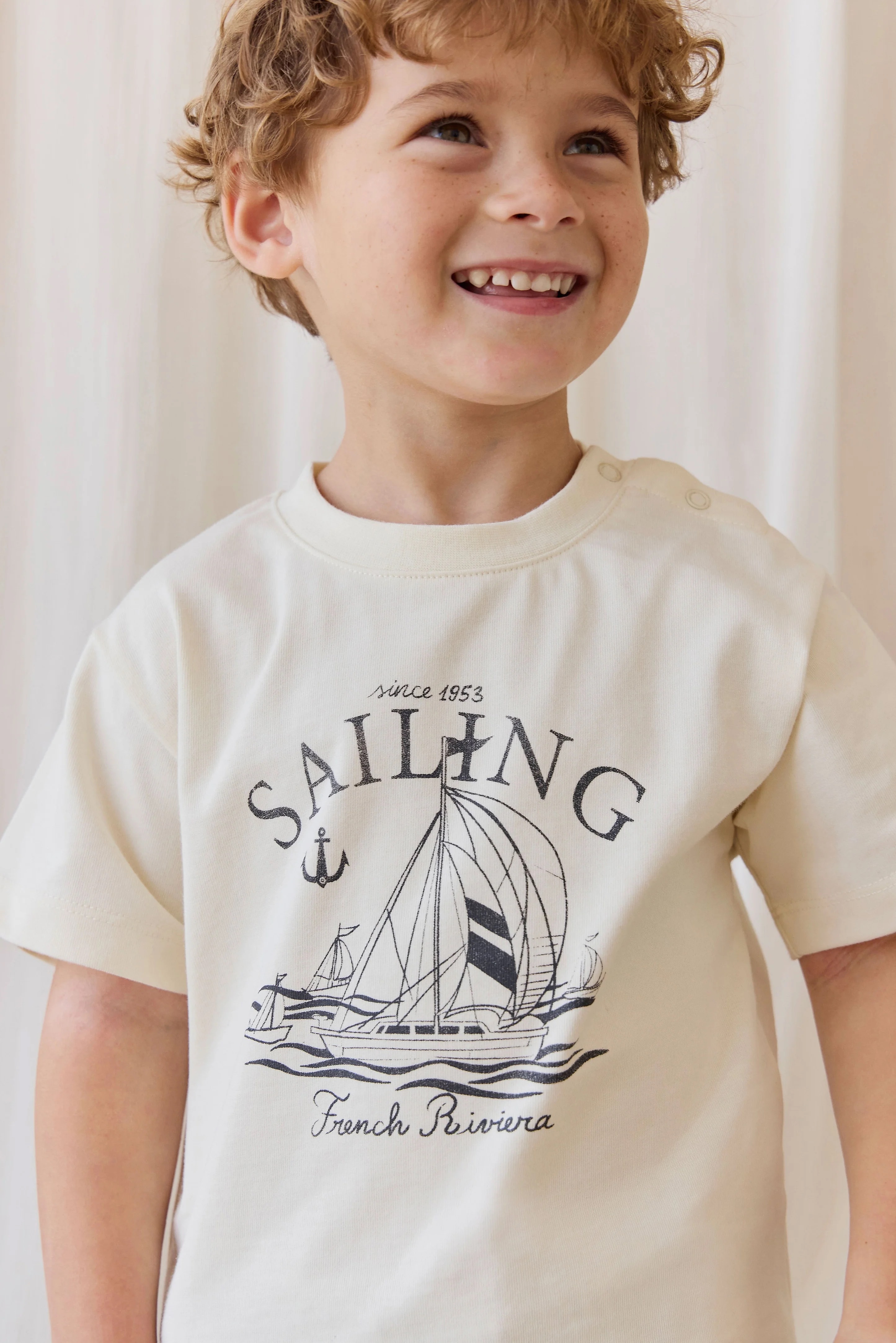 【預購】JAMIE KAY -Organic Cotton Bjorn Tee（French Riviera Eclipse）