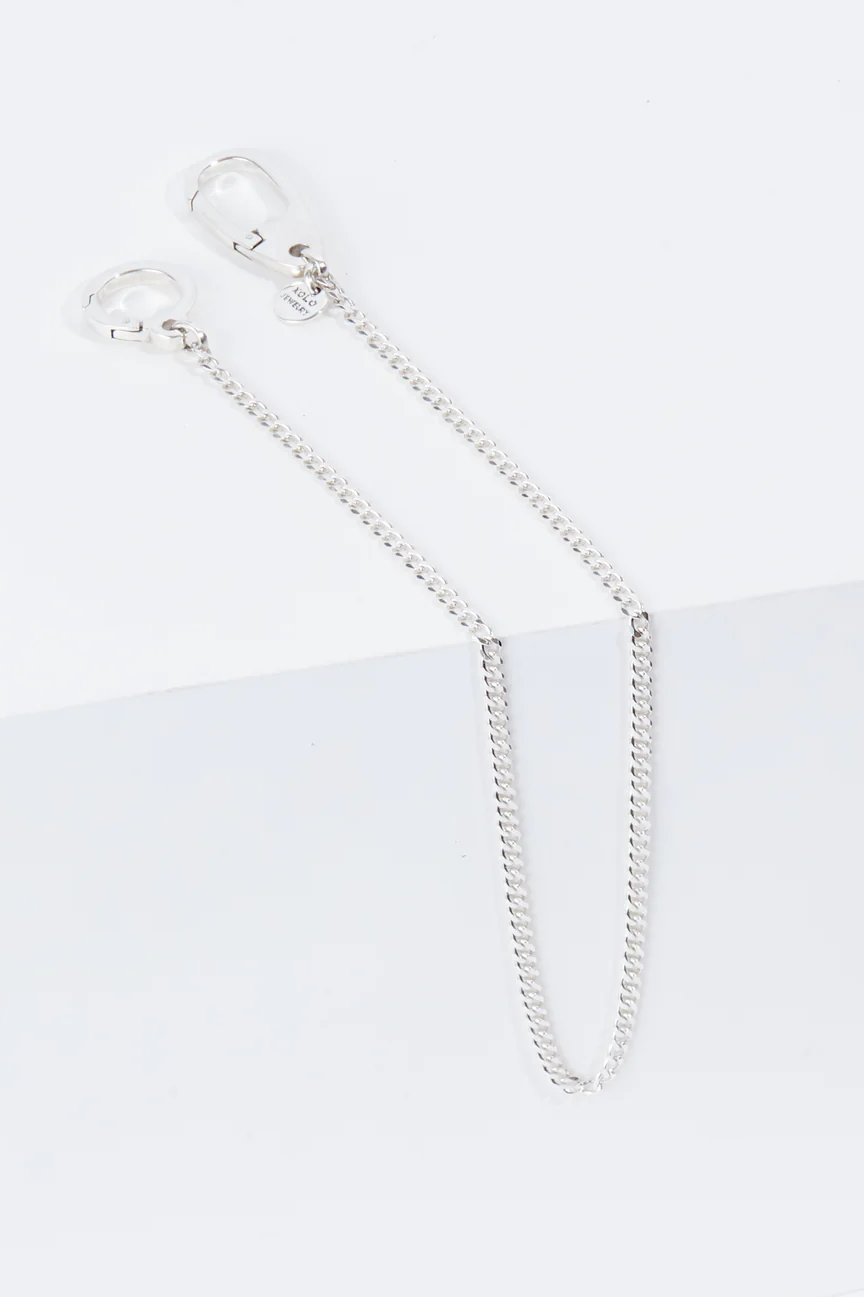 XOLO JEWELRY DOUBLE CLASP WITH FLAT LINK