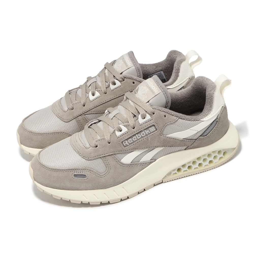 【下殺↘ $1290】Reebok 休閒鞋Classic Leather Hexalite 白蠟木 月光色 麂皮 男 100074409