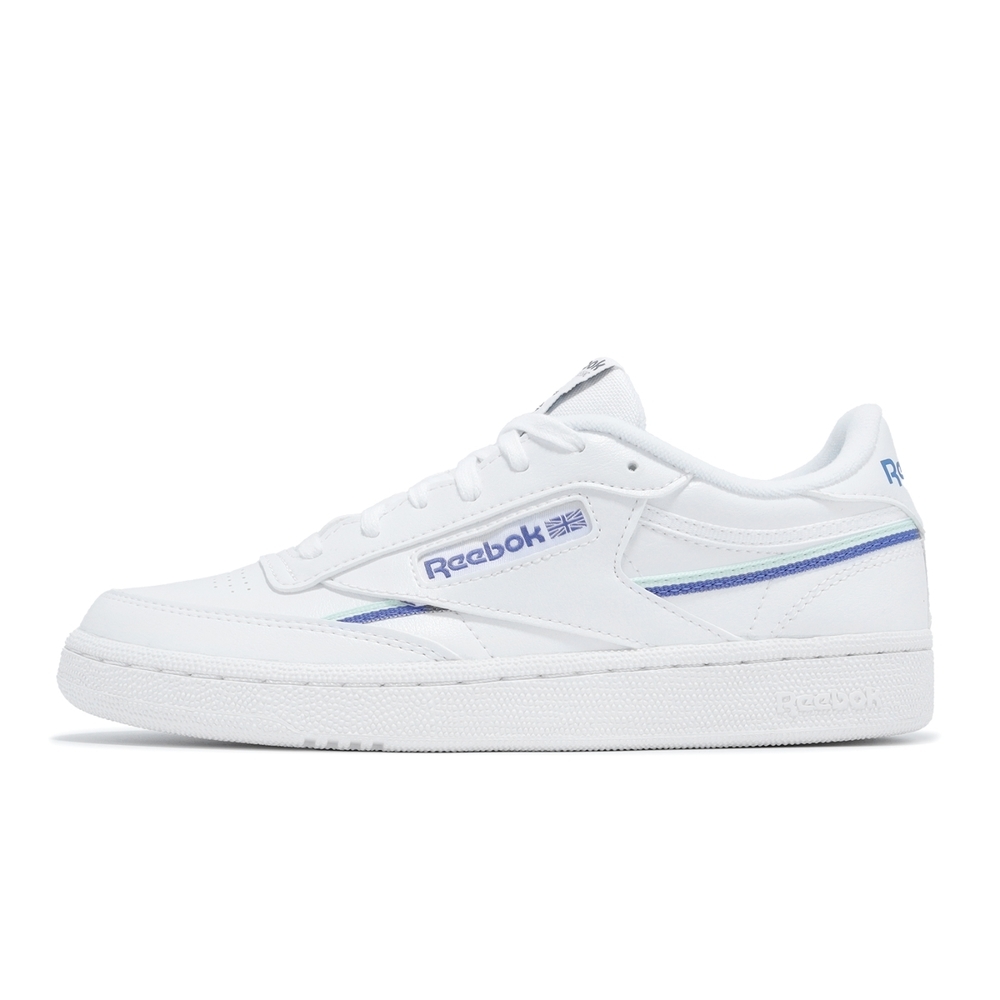 【下殺↘ $1290】Reebok 休閒鞋  Club C 85 Vagan 白藍色 皮革 網球鞋 女 100074445